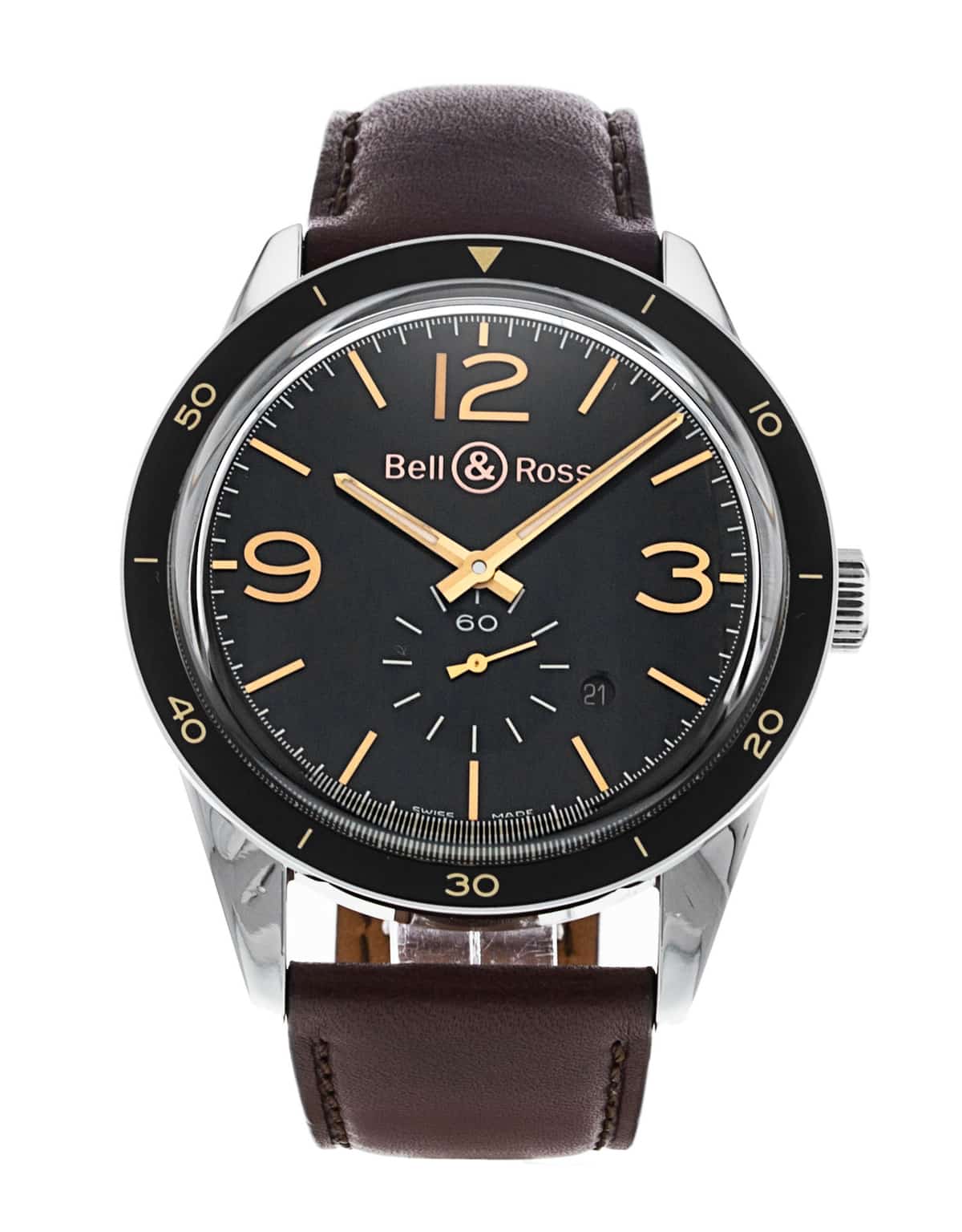 Bell and Ross Vintage 123 BRV123-GH-ST/SCA
